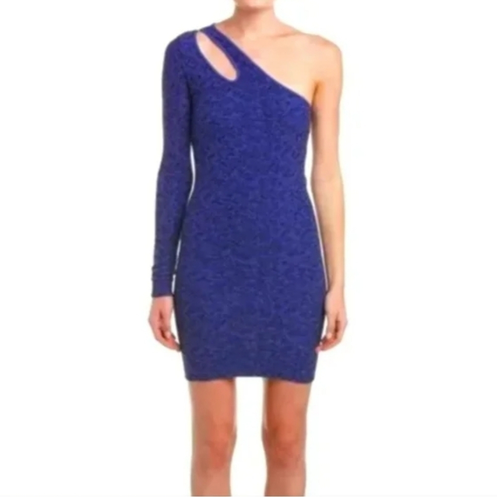 BCBGeneration one sleeve mini bodycon Dress